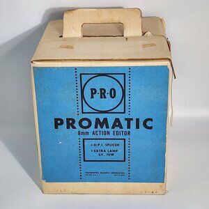 Promatic 8mm Action Editor Splicer Extra Lamp 6V 10W Vintage Film Editing Tool